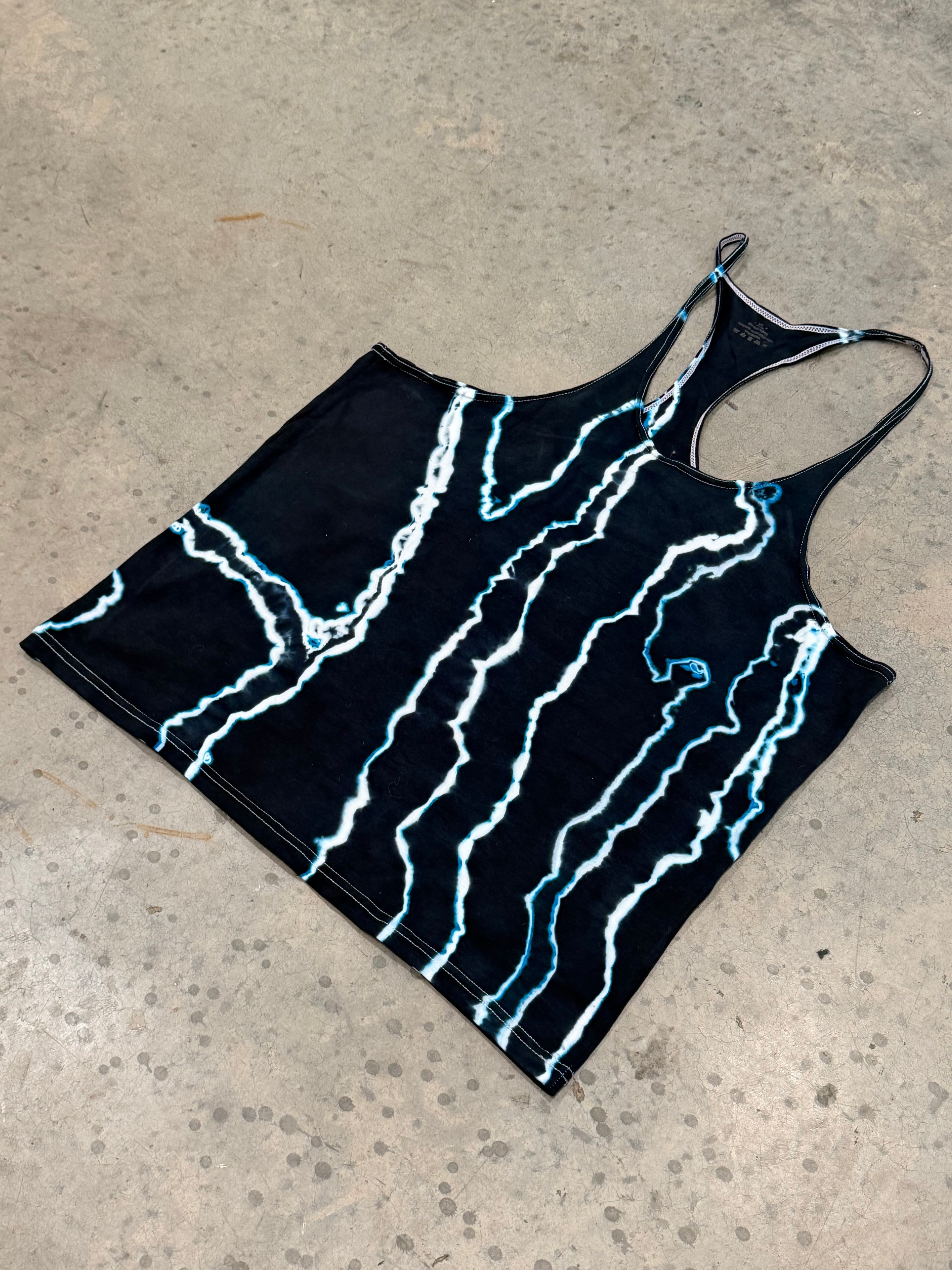 Lift Like Lightning - Tie Dye Muscle Tank Top
