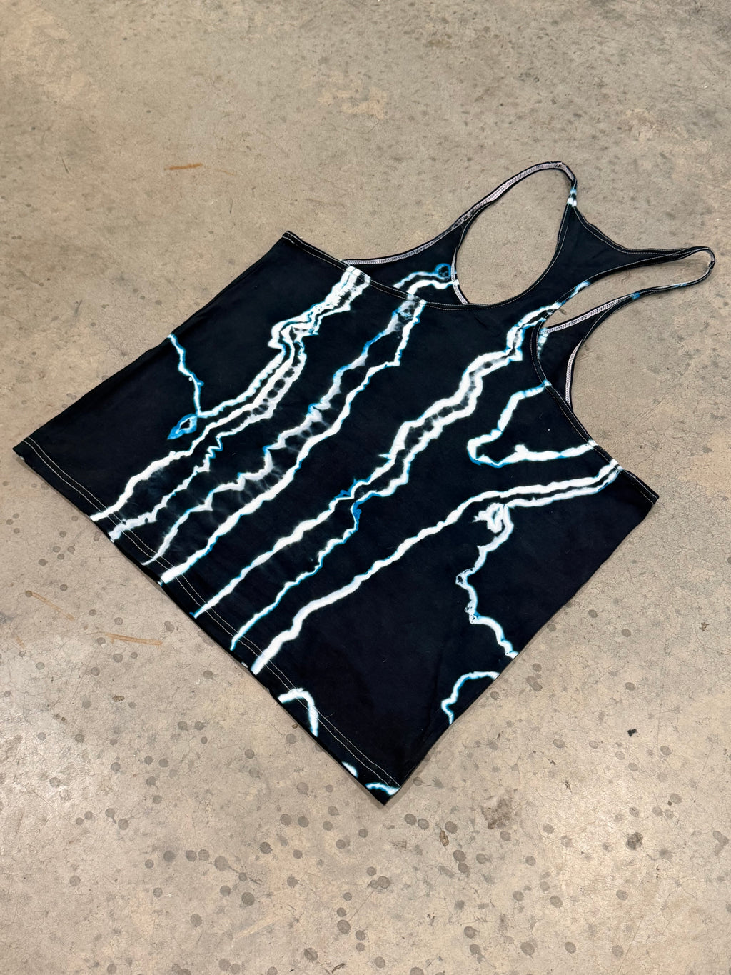 Lift Like Lightning - Tie Dye Muscle Tank Top