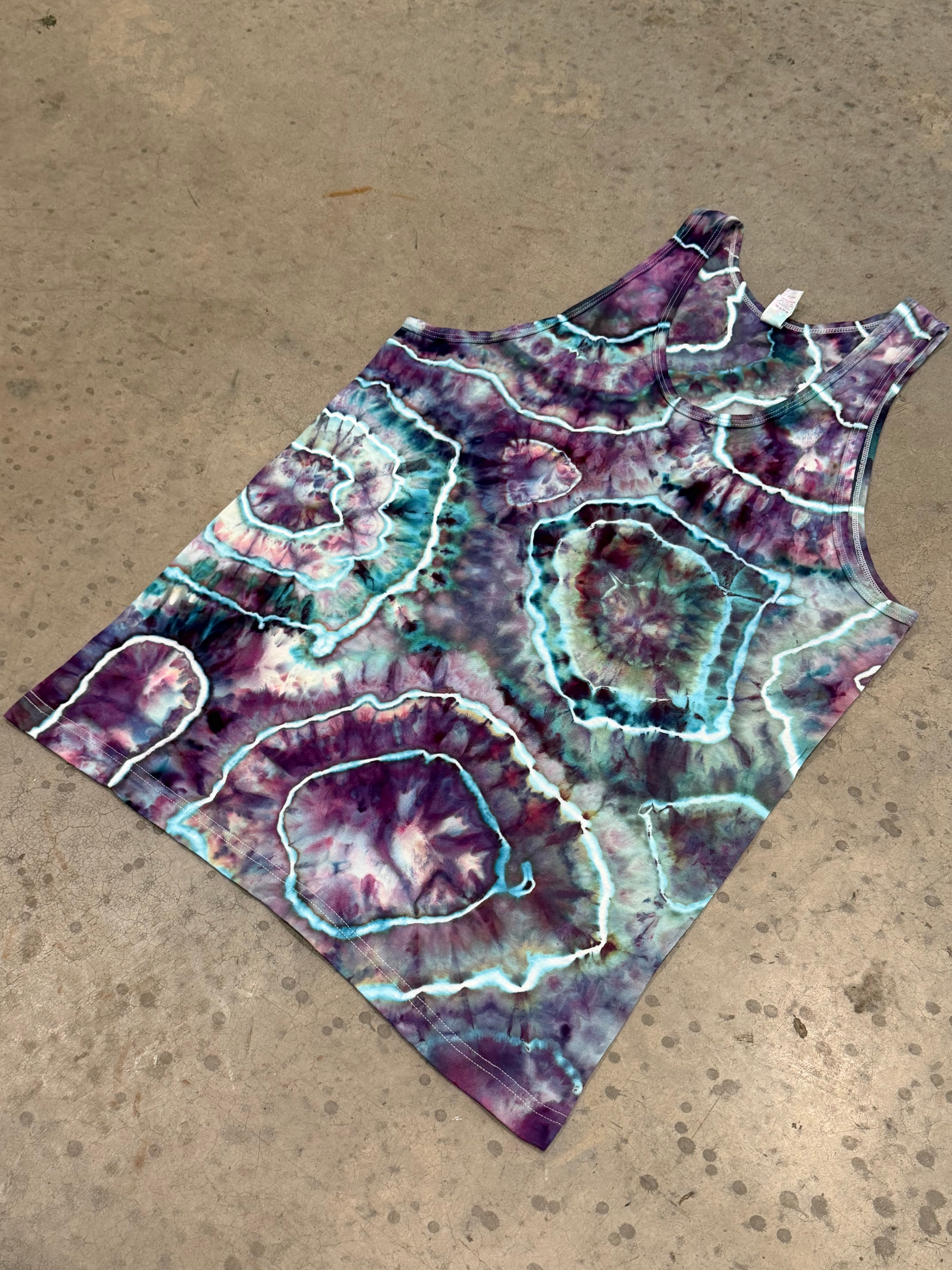 Amethyst & Emerald - Tie Dye Tank Top