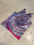 Purple Depths Spiral - Tie Dye Tank Top