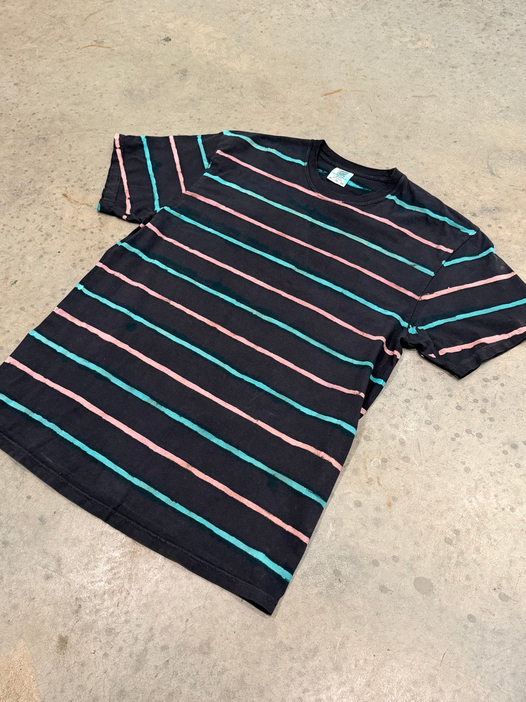 Perfectly Imperfect Striped Shirt - Turquoise & Lavender